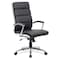Officesource Merak Collection Executive High Back with Chrome Frame 1501VBK - alternate 1